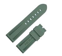 JZWCHQ Gomma fluoro 22mm da orologio da orologio da orologio in silicone per cinghia di orologio Panerai