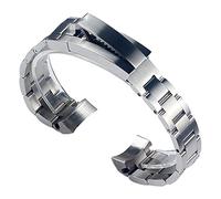 JZWCHQ Guarda Accessori Banda per orologi uomini Green Water Ghost GMT Sub Watch Strap Bracciale con fibbia in acciaio a buning 20mm 21mm