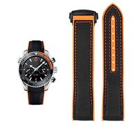 JZWCHQ Guarda Bracciale per Omega 300 Seamaster 600 pianeta oceano silicone Nylon Accessori orologi Accessori Watch Band Cintura 20mm 22mm