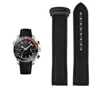 JZWCHQ Guarda Bracciale per Omega 300 Seamaster 600 pianeta oceano silicone Nylon Accessori orologi Accessori Watch Band Cintura 20mm 22mm
