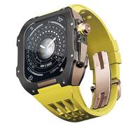 JZWCHQ Guarda il kit di modifica , per 8 7 serie da 45 mm Watch Sostituisci parti di cinturino , Case di orologio in titanio Fluororber Cintiera Luxury Watch e Kit di modifica della banda