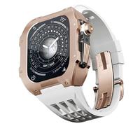 JZWCHQ Guarda il kit di modifica , per 8 7 serie da 45 mm Watch Sostituisci parti di cinturino , Case di orologio in titanio Fluororber Cintiera Luxury Watch e Kit di modifica della banda