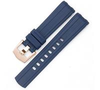 JZWCHQ Guarda la fascia per Omega Seamaster 007 Planet Ocean AT150 Piniota in silicone Strap Accessori orologi Accessori in gomma Bracciale