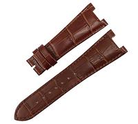 JZWCHQ Guida Fascia d'oro in Pelle per 5711 5712G Nautilus Watchs Uomini e Donne Notch Special 25mm*12mm Cingcio d'oro