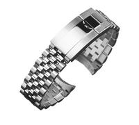 JZWCHQ Jubilee Watchband Compatibile con Sub GMT Yacht Daytona 20mm 21mm Cinturino maschile Cinta di orologio Luxury Mod Accessori di ricambio (21 mm)