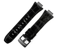 JZWCHQ Kit di modifica del lusso Custodia in metallo+Correa in pelle per banda 44mm 45mm Bracciale di guardia per iwatch7 6 SE 45mm cinghie