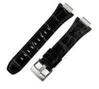 JZWCHQ Kit di modifica del lusso Custodia in metallo+Correa in pelle per banda 44mm 45mm Bracciale di guardia per iwatch7 6 SE 45mm cinghie