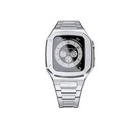 JZWCHQ Kit di modifica della cinghia della custodia per orologi in metallo , per serie 9 8 7 6 5 4 SE 44mm 45mm Upgrana di sostituzione della cinghia