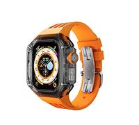 JZWCHQ Kit di modifica della custodia trasparente della fascia di cinghia sportiva fluororubber ， per accessori per orologi sostitutivi Ultra 8 49 mm
