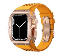JZWCHQ Kit di modifica della fascia d'oro ， per 8 7 6 5 4 SE 44 mm 45mm Serie Watch Sostituzione kit di orologi di lusso Sport Sport Blattini cinturino