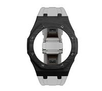 JZWCHQ Kit di Modifica di Lusso più recente per GA2110 Case in Fibra di Carbonio Fetta di Gomma Bezel Cintura GA-21110 MOD Accessori di Sostituzione Accessori per Orologi