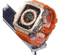 JZWCHQ Kit MOD cinghia di orologio da orologio in acciaio inossidabile robusto , per serie 9/8/7 45 mm Ultra 2 49mm 44 mm , Men Cover Women Metal Cover Sport Bands