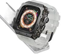 JZWCHQ Kit MOD cinghia di orologio da orologio in acciaio inossidabile robusto , per serie 9/8/7 45 mm Ultra 2 49mm 44 mm , Men Cover Women Metal Cover Sport Bands