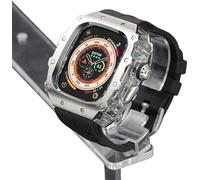 JZWCHQ Kit MOD cinghia di orologio da orologio in acciaio inossidabile robusto , per serie 9/8/7 45 mm Ultra 2 49mm 44 mm , Men Cover Women Metal Cover Sport Bands