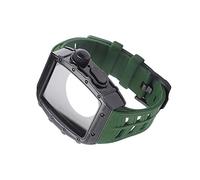 JZWCHQ Kit Mod Mod di lusso in acciaio inossidabile per 8 7 6 5 4 cnocchia di modifica SE per la serie iwatch 41mm 45mm 40 44mm elastico
