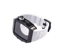 JZWCHQ Kit Mod Mod di lusso in acciaio inossidabile per 8 7 6 5 4 cnocchia di modifica SE per la serie iwatch 41mm 45mm 40 44mm elastico