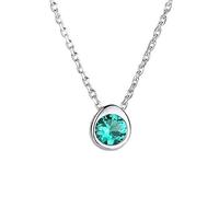 JZWCHQ lampadario Rotondo collane con Ciondolo per Donna Matrimonio gioielleria raffinata Topazio Pietra preziosa collares Luce Regalo