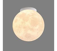 JZWCHQ Nordic Planet Plafoniera Globo Lampada da soffitto a Semi-Incasso, Minimalista 3D Luna Apparecchi di Illuminazione vicini al soffitto Applique Art Déco per Soggiorno Camera da Letto Corridoio