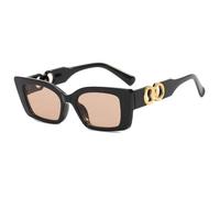 JZWCHQ Nuove 2025 Moda Donna Occhio di Gatto s Premium Occhiali Da Sole Retro Moda Occhiali Da Sole UV400, Tè Nero, Taglia unica