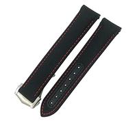 JZWCHQ Nylon Watchband 19mm 20mm 21mm per Omega Seamaster Diver 300 AT150 Planet Ocean Curved End Blue Canvas Tessuto Tessuto cinghia