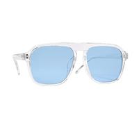 JZWCHQ Occhiali da sole alla moda con montatura grande per uomini e donne occhiali da sole ombreggianti da spiaggia all'aperto (colore: A, taglia: M), C, Medium