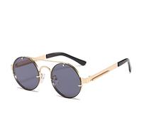 JZWCHQ Occhiali da sole retrò punk per uomini e donne parasole all'aperto occhiali da spiaggia decorativi (colore: B, taglia: M), E, Medium