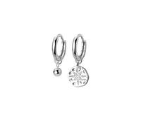 JZWCHQ Orecchini a Cerchio S Flash Diamond Star Orecchini Nappe Asimmetrici per Le Orecchie del Cerchio di gioielleria fine
