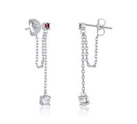 JZWCHQ Orecchini a Perno a Catena Colorati al 100% squisiti per Le Orecchie da Piercing da Donna