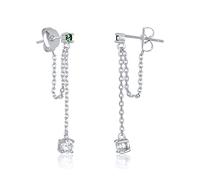 JZWCHQ Orecchini a Perno a Catena Colorati al 100% squisiti per Le Orecchie da Piercing da Donna