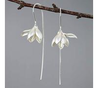 JZWCHQ Orecchini da donna S orchidee orecchini in stile cinese retrò creativo