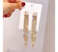 JZWCHQ Orecchini di Perle zirconi Geometrici per Orecchini da Donna Regalo di Compleanno di Gioielli da Sposa