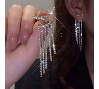 JZWCHQ Orecchini di Perle zirconi Geometrici per Orecchini da Donna Regalo di Compleanno di Gioielli da Sposa