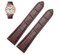 JZWCHQ Orologi cinghia per la serie di calibro serbatoio in pelle vera orologio da orologio meccanico uomini e donne 20mm 22mm 23mm 25mm watch banda