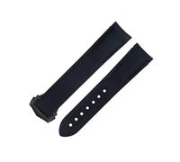 JZWCHQ Per cinturino AT150 300 de Ville Curved Watch Band da 20 mm Black Line ad alta densità Nylon Watchbands