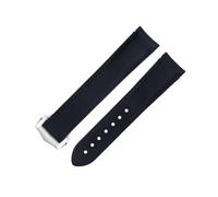 JZWCHQ Per cinturino AT150 300 de Ville Curved Watch Band da 20 mm Black Line ad alta densità Nylon Watchbands