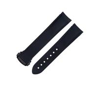 JZWCHQ Per cinturino AT150 300 de Ville Curved Watch Band da 20 mm Black Line ad alta densità Nylon Watchbands