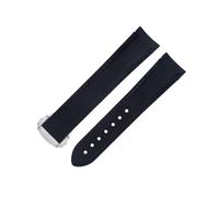 JZWCHQ Per cinturino AT150 300 de Ville Curved Watch Band da 20 mm Black Line ad alta densità Nylon Watchbands