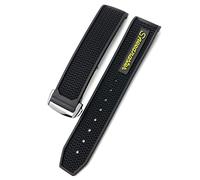 JZWCHQ Per omega Speedmaster Watch Watch Strap Incolla in acciaio inossidabile Filla 20mm 21mm 22 mm in silicone in gomma Canda