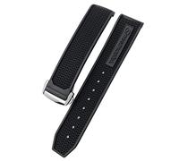 JZWCHQ Per omega Speedmaster Watch Watch Strap Incolla in acciaio inossidabile Filla 20mm 21mm 22 mm in silicone in gomma Canda