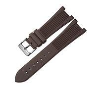 JZWCHQ Per PP Patek Philippe Silicone Watch Belt 5711 5712G Nautilus Watch Strap Interfaccia speciale 25mm*13mm Canda