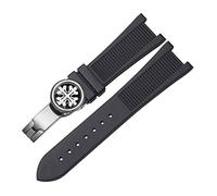 JZWCHQ Per PP Patek Philippe Silicone Watch Belt 5711 5712G Nautilus Watch Strap Interfaccia speciale 25mm*13mm Canda