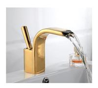 JZWCHQ Rubinetto del lavandino del bagno rubinetto caldo mixer freddo cagna mazzo montato a foro singolo tocco cromato rifinito, facile installazione