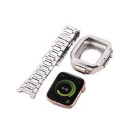 JZWCHQ Set di braccialette di cinghia di orologio in metallo , per 44 mm 45 mm 9 8 7 6 5 4 Serie SE Sostituisci l'aggiornamento Sostituisci cinghia