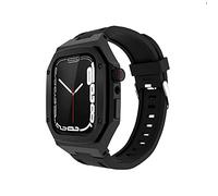 JZWCHQ Set modificato con cinturino watcj in gomma ， per 8 7 guscio di protezione integtivo in acciaio inossidabile da 45 mm ， per iwatch 8 7 6 5 4 SE 45 mm 44 mm Upgrade Sostituisci custodia
