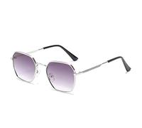 JZWCHQ Small Frame Uomini e Donne Occhiali da Sole Trend di Guida all'aperto UV400 Occhiali da Sole (Colore: E, Dimensioni: 1)