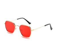 JZWCHQ Small Frame Uomini e Donne Occhiali da Sole Trend di Guida all'aperto UV400 Occhiali da Sole (Colore: E, Dimensioni: 1)