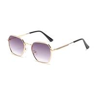 JZWCHQ Small Frame Uomini e Donne Occhiali da Sole Trend di Guida all'aperto UV400 Occhiali da Sole (Colore: E, Dimensioni: 1)