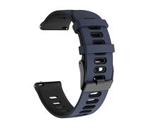 JZWCHQ Smart Watch Band da 20 mm Cinghia per Regno Watch smartwatch Silicone watchband per 3 Accessori per Braccialetti Fitness Cintura (Colore: Carbone Nero, Dimensioni: 20mm Universale)