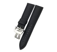 JZWCHQ Sostituzione del cinturino da orologio in tela in fibra di nylon 23 mm per blancpain cinquanta braccialetti di orologi cinghia nera