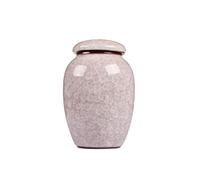 JZWCHQ Urna funebre per Ceneri per Adulti e Animali Domestici , Una varietà di Colori di Caramelle , URNE URNE MEMORIALI Umani , Ceramica Fatta a Mano , Urna sepoltura/Bianco di Diamante